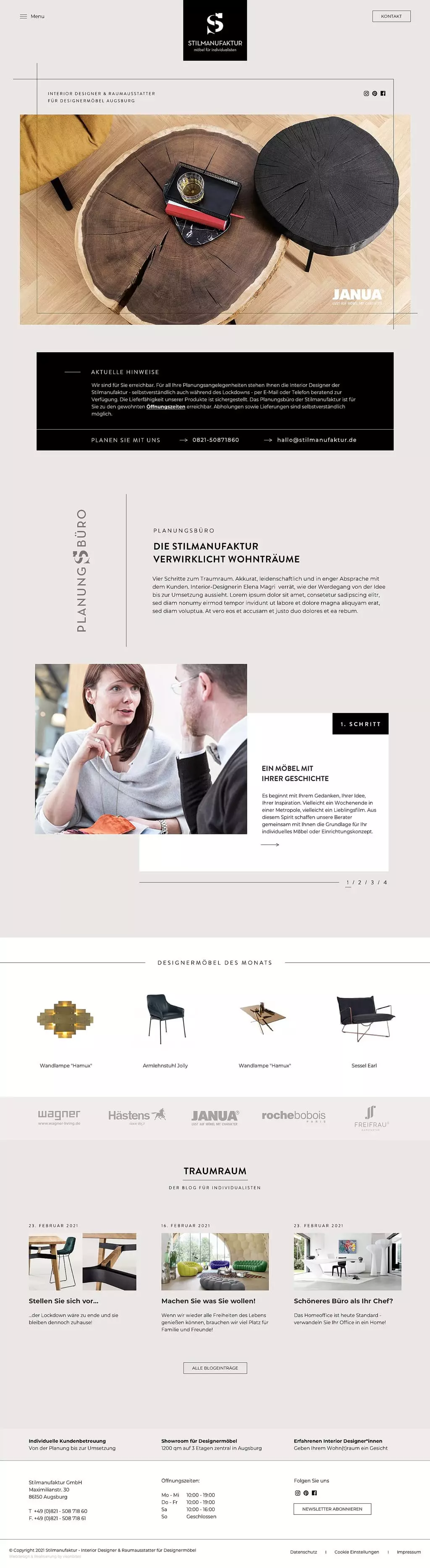 Stilmanufaktur Augsburg Webdesign