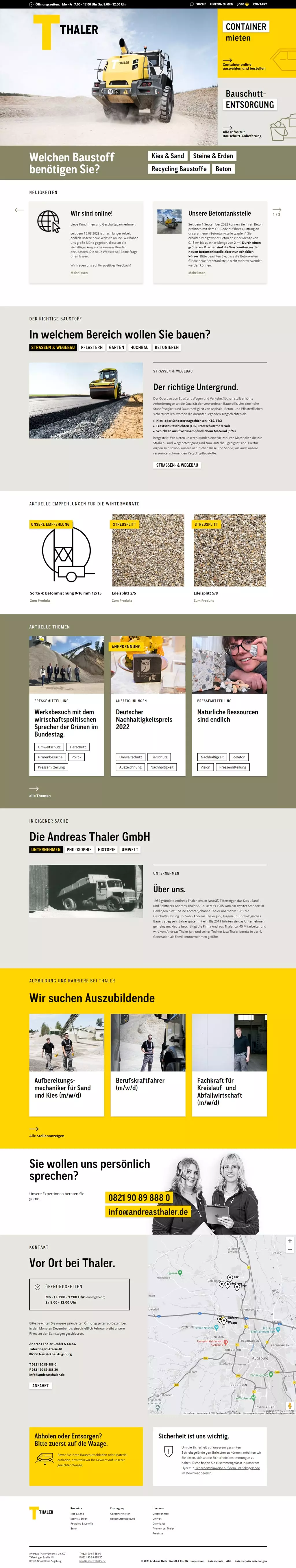 Kirby Website Thaler
