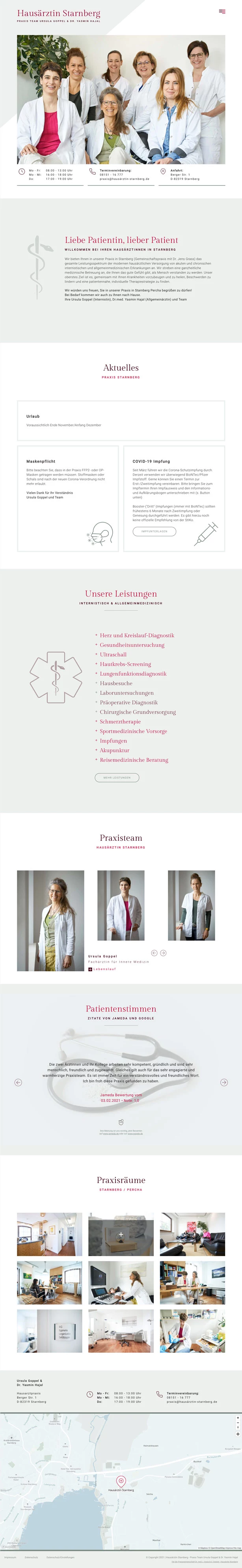 Praxis Homepage Starnberg