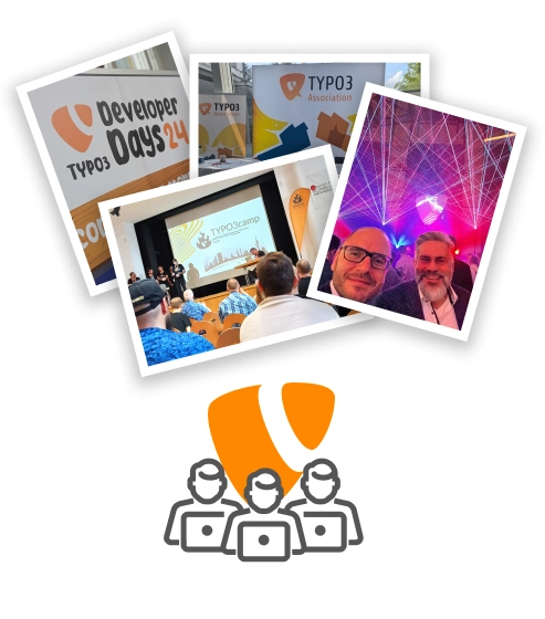 Eindrücke von TYPO3 Events an welchen visionbites teilgenommen hat