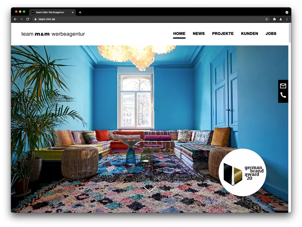 agentur website team m&m
