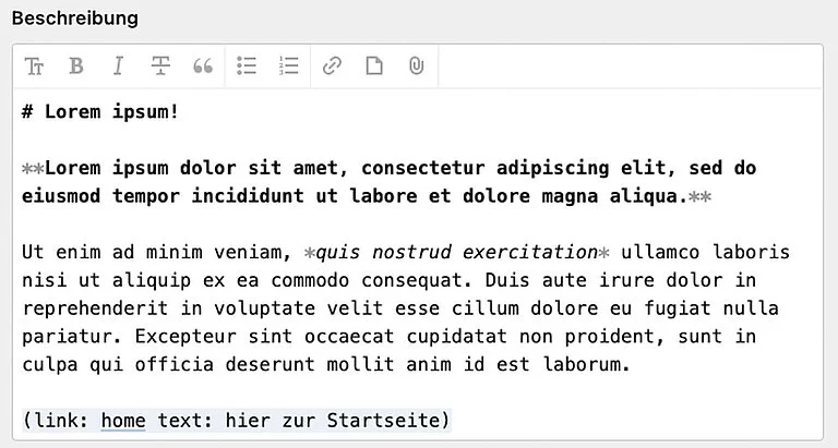 Markdown Field Kirby Plugin