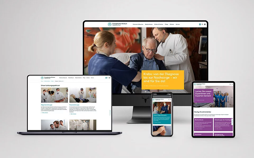 Klinikwebsite - Evangelische Klinikum Gelsenkirchen