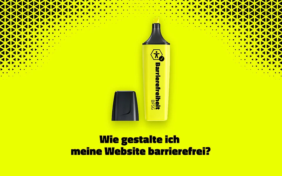 Wie gestalte ich meine Website barrierefrei?